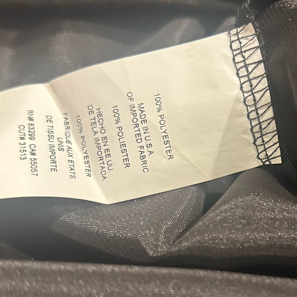 Black Satin Maxi Skirt | Size XS | Like New - Picture 3 of 5